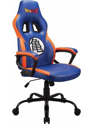 Subsonic Dragon Ball Z Καρέκλα Gaming Δερματίνης Μπλε Πορτοκαλί 3701221702601
