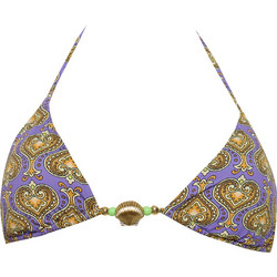 Sugarfree Bikini Top Τριγωνάκι Λιλά Κίτρινο 25801420-814