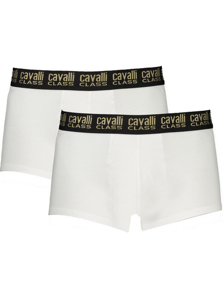 Cavalli Class Ανδρικά Μποξεράκια Σετ 2Pack Λευκά QXO01FJD003BI00053