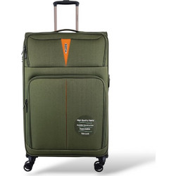Diplomat Venice ZC6101 Βαλίτσα Μεγάλη 79x46x32cm με 4 Ρόδες Πράσινη