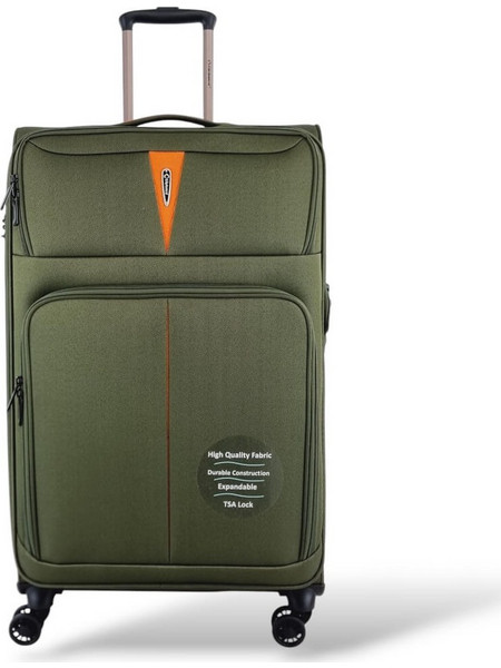 Diplomat Venice ZC6101 Βαλίτσα Μεγάλη 79x46x32cm με 4 Ρόδες Πράσινη