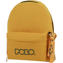Polo Original Scarf Σχολική Τσάντα Πλάτης Γυμνασίου - Λυκείου Κίτρινη 901135-7565