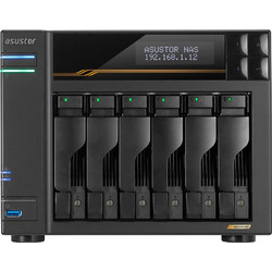 Asustor Lockerstor 6 Gen3 NAS Tower με 6 Θέση για M.2 και 4 Θύρες Ethernet