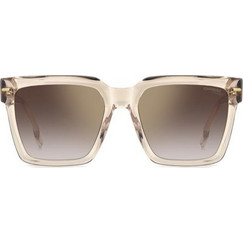Carrera CA3067S FWMYK Γυναικεία Γυαλιά Ηλίου Τετράγωνα Κοκάλινα Διαφανή με Καφέ Degradee Φακό