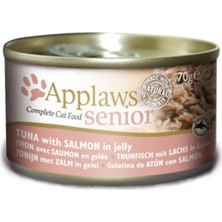 Applaws Senior with Tuna & Salmon in Jelly 4x70gr