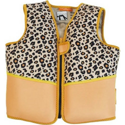 Swim Essentials Leopard Παιδικό Σωσίβιο Γιλέκο για 4-6 Ετών Μπεζ SWE-2020SE461