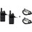 Retevis B63S Duo + 2xC9250A Black