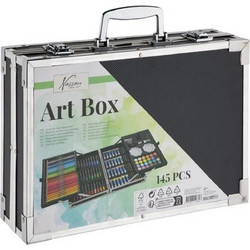 Nassau Art Box Σετ Ζωγραφικής με Βαλιτσάκι 34x23cm 145τμχ