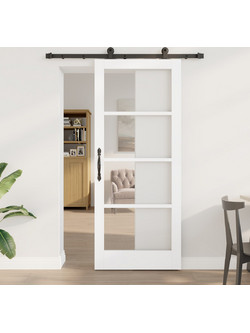 vidaXL Πόρτα Εσωτερική Συρόμενη Ξύλινη 83x202cm 3332110