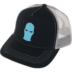 Ghetto Mask Rapper Ανδρικό Καπέλο Jockey με Δίχτυ Snapback Υφασμάτινο Μαύρο