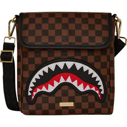 Sprayground Sawtooth Sharks In Paris Ανδρική Τσάντα Ώμου / Χιαστί Καφέ 910B7839NSZ