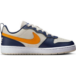 Nike Court Borough Low Παιδικά Sneakers Μπεζ Navy Μπλε Πορτοκαλί DV5456-126