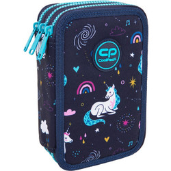 CoolPack Jumper Mrs Unicorn Κασετίνα Γεμάτη με 3 Θήκες Μπλε F067935
