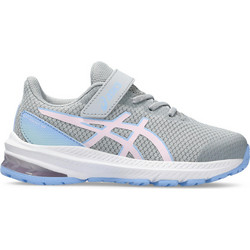 ASICS Παιδικά Αθλητικά Παπούτσια για Τρέξιμο Γκρι Γαλάζια Ροζ 1014A205-021