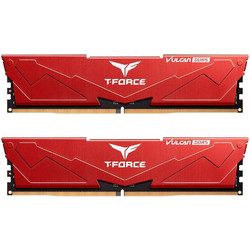 TeamGroup Vulcan 32GB (2X16GB) DDR5 RAM 6000MHz C30 Red FLRD532G6000HC30DC01