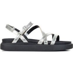 Clarks Aristella Rose Δερμάτινα Γυναικεία Σανδάλια Ανατομικά Ασημί 26181473