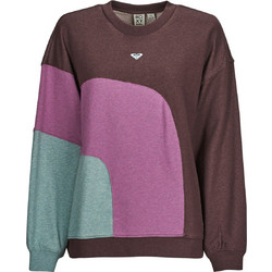Roxy Happy Daize Γυναικείο Φούτερ Oversized Πολύχρωμο ERJFT04752-RSY0