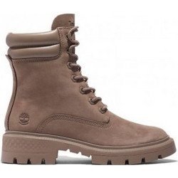 Timberland Cortina Valley Γυναικεία Αρβυλάκια Suede Μπεζ με Χοντρό Χαμηλό Τακούνι TB1A5Z84929