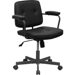 Nextdeco Καρέκλα Γραφείου Μαύρη 35824-09