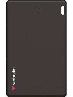 Verbatim My Finder Card Bluetooth Anti-Lost Tracker Apple Find My Black 1 Pack