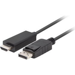 Lanberg Καλώδιο DisplayPort 1.1 to HDMI Male 1.8m Black CA-DPHD-11CC-0018-BK