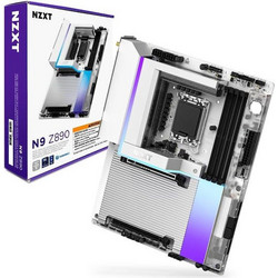 NZXT N9 Z890 White Motherboard ATX με Intel 1851 Socket