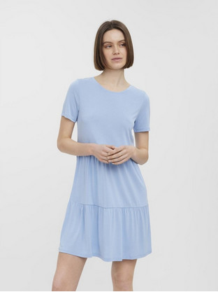 Vero Moda Mini Καλοκαιρινό Καθημερινό Φόρεμα Γαλάζιο 10248703