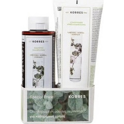 Korres Aloe & Dittany Σετ Περιποίησης Μαλλιών Conditioner 200ml + Σαμπουάν 250ml