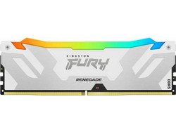 Kingston Fury Renegade RGB 24GB (1X24GB) DDR5 RAM 8800MHz C42 White KF588CU42RWA-24
