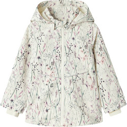 Name It Παιδικό Μπουφάν Χειμωνιάτικο Softshell Αδιάβροχο Μπεζ 13238161