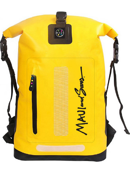 Maui & Sons 2706 Στεγανός Σάκος Πλάτης 30lt Κίτρινος