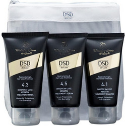 DSD De Luxe Σετ Θεραπείας Μαλλιών με Κερατίνη Lotion 50ml + Μάσκα 50ml + Σαμπουάν 50ml