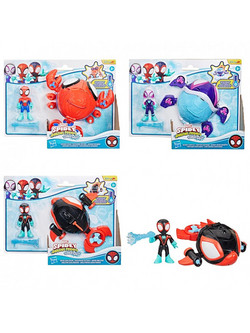Hasbro Spidey & His Amazing Friends Water-Webs Vehicle Διάφορα Σχέδια Φιγούρα Δράσης για 3+ Ετών