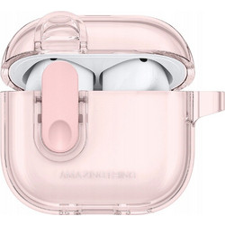 AMAZINGTHING Minimal Θήκη Σιλικόνης για Apple AirPods 4 Ροζ