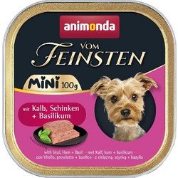 Animonda Vom Feinsten Adult Mini with Veal, Ham & Basil 100gr