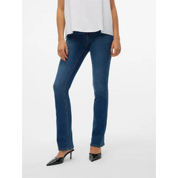 Vero Moda Ψηλόμεσο Γυναικείο Τζιν Παντελόνι Slim Εφαρμογή Καμπάνα Navy Μπλε 10311486