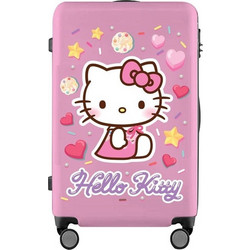 Diakakis Hello Kitty 490201 Παιδική Βαλίτσα Καμπίνας 49x32.5x21cm με 4 Ρόδες Ροζ