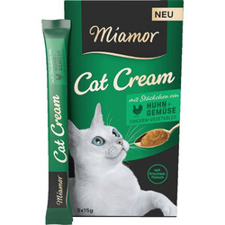 Miamor Cream with Chicken & Vegetables 5x15gr