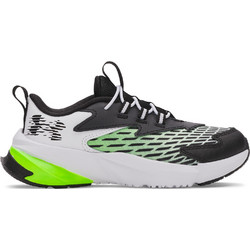 Under Armour Scramjet 7 Παιδικά Αθλητικά Παπούτσια για Τρέξιμο Λευκά Ανθρακί Lime 6006928-100
