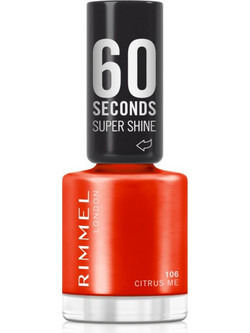 Rimmel 60 Seconds Super Shine 106 Citrus Me Gloss Βερνίκι Νυχιών Quick Dry 8ml