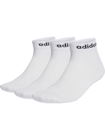 Adidas Ανδρικές Κάλτσες Κοντές Λευκές 3Pack HT3451