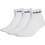 Adidas Ανδρικές Κάλτσες Κοντές Λευκές 3Pack HT3451