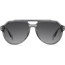 Marc Jacobs MARC876S KB79O Ανδρικά Γυαλιά Ηλίου Aviator Κοκάλινα Γκρι με Μαύρο Φακό