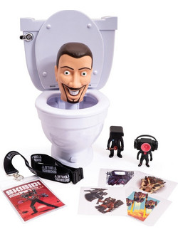 AS Company Skibidi Toilet με Αξεσουάρ Φιγούρα Δράσης για 13+ Ετών