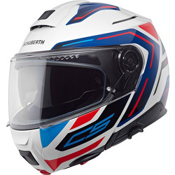 Schuberth C5 Omega White Κράνος Μηχανής Flip-Up