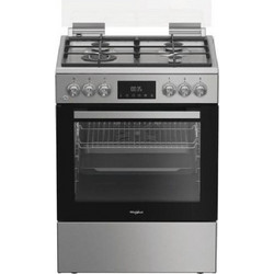Whirlpool W6G8LCSWX Κουζίνα Ηλεκτρική 72lt με Εστίες Αερίου 60cm