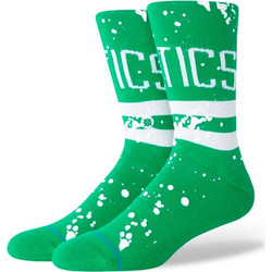 Stance Boston Celtics Ανδρικές Κάλτσες Ψηλές με Σχέδια Πράσινες A555C23BOS-GRN