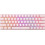 White Shark Wakizashi 2 Μηχανικό Gaming Πληκτρολόγιο 60% με Custom Blue Διακόπτες RGB Pink