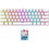Armaggeddon MKA-1C Core Μηχανικό Gaming Πληκτρολόγιο 65% με Custom Red Διακόπτες RGB White