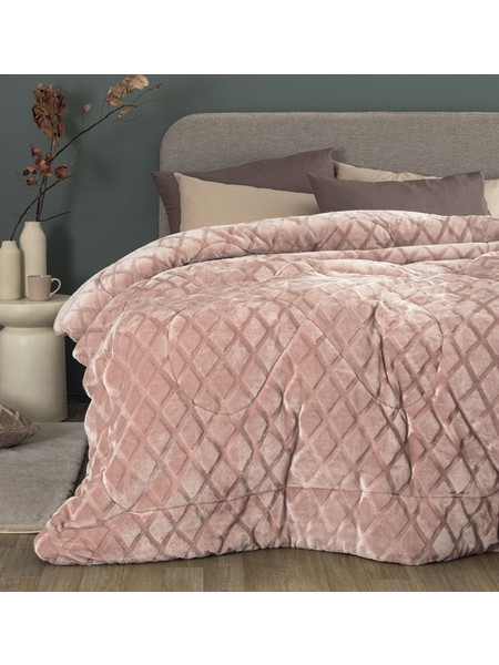 Palamaiki Κουβερτοπάπλωμα Μονό Hollowfiber 160x240 Nadine 5 Pink